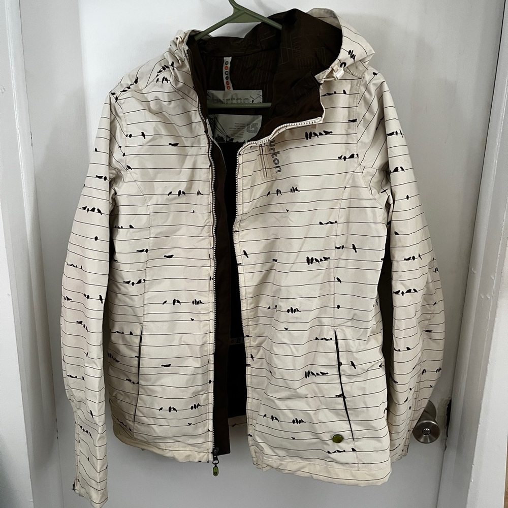 Burton cream snowboarding Jacket